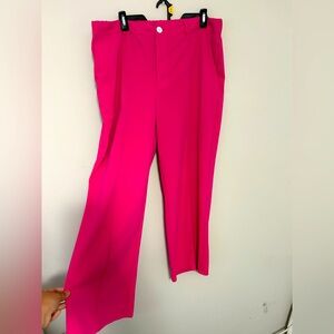 SHEIN Hot Pink Women's Trousers